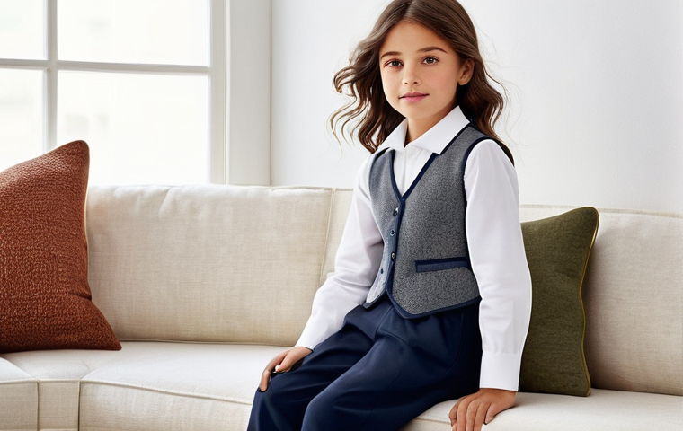 빈폴키즈와 H M 키즈 비교 - **Prompt for an elegant, high-quality look (Beanpole Kids inspired):**
    "A graceful 6-year-old gi...