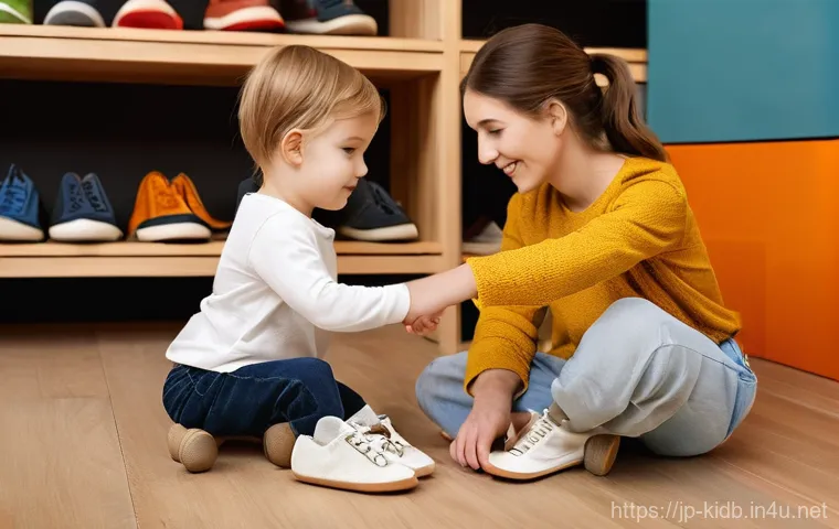 친환경 아동 신발 브랜드 - **Prompt 2: Adventurous Play in Sustainable Footwear**
    An energetic and dynamic scene capturing ...